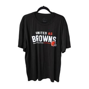 Nike The Nike Tee United As Browns Cleveland Browns NFL Tee Shirt Mens XXL  NWT